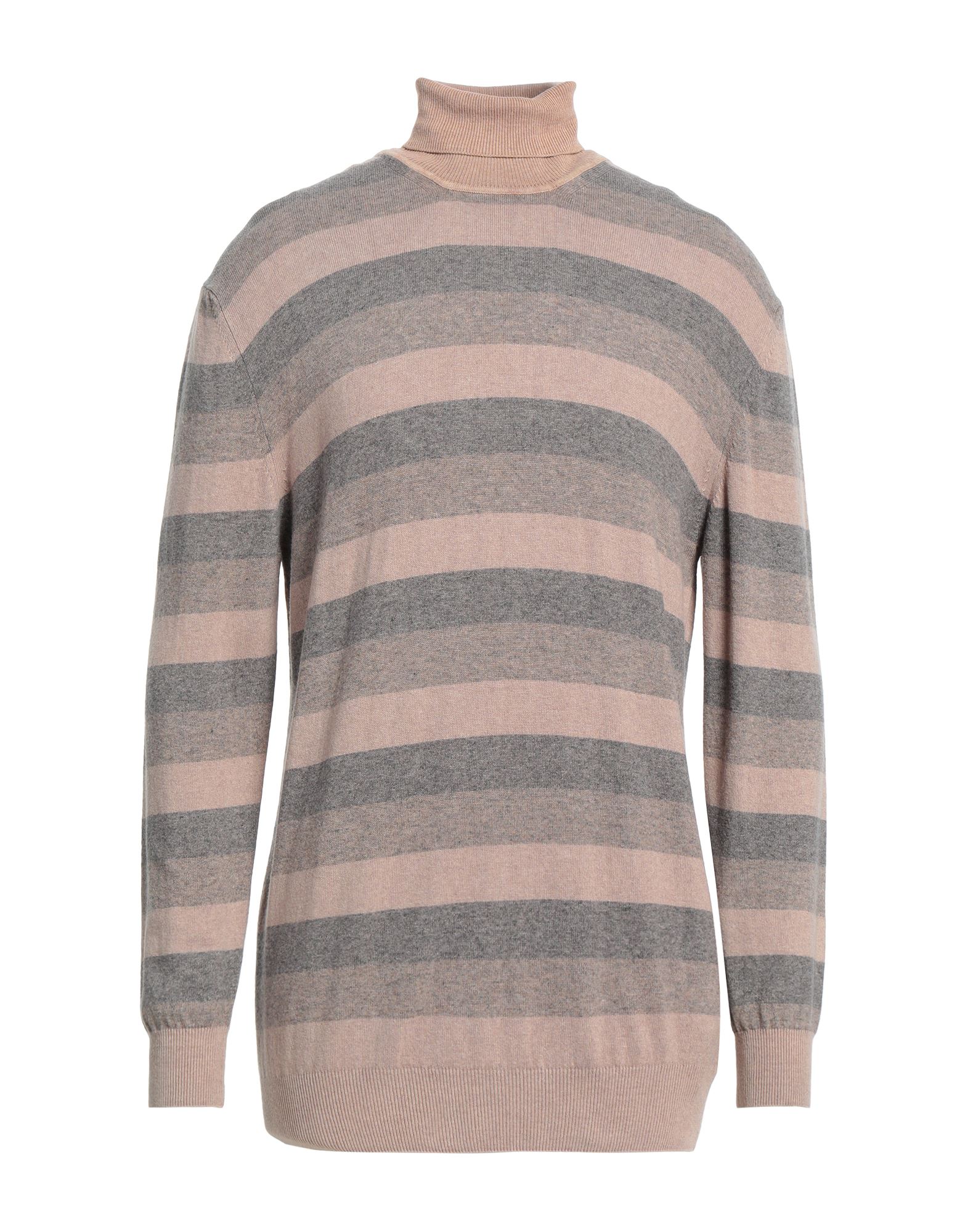 CASHMERE COMPANY Rollkragenpullover Herren Hellbraun von CASHMERE COMPANY