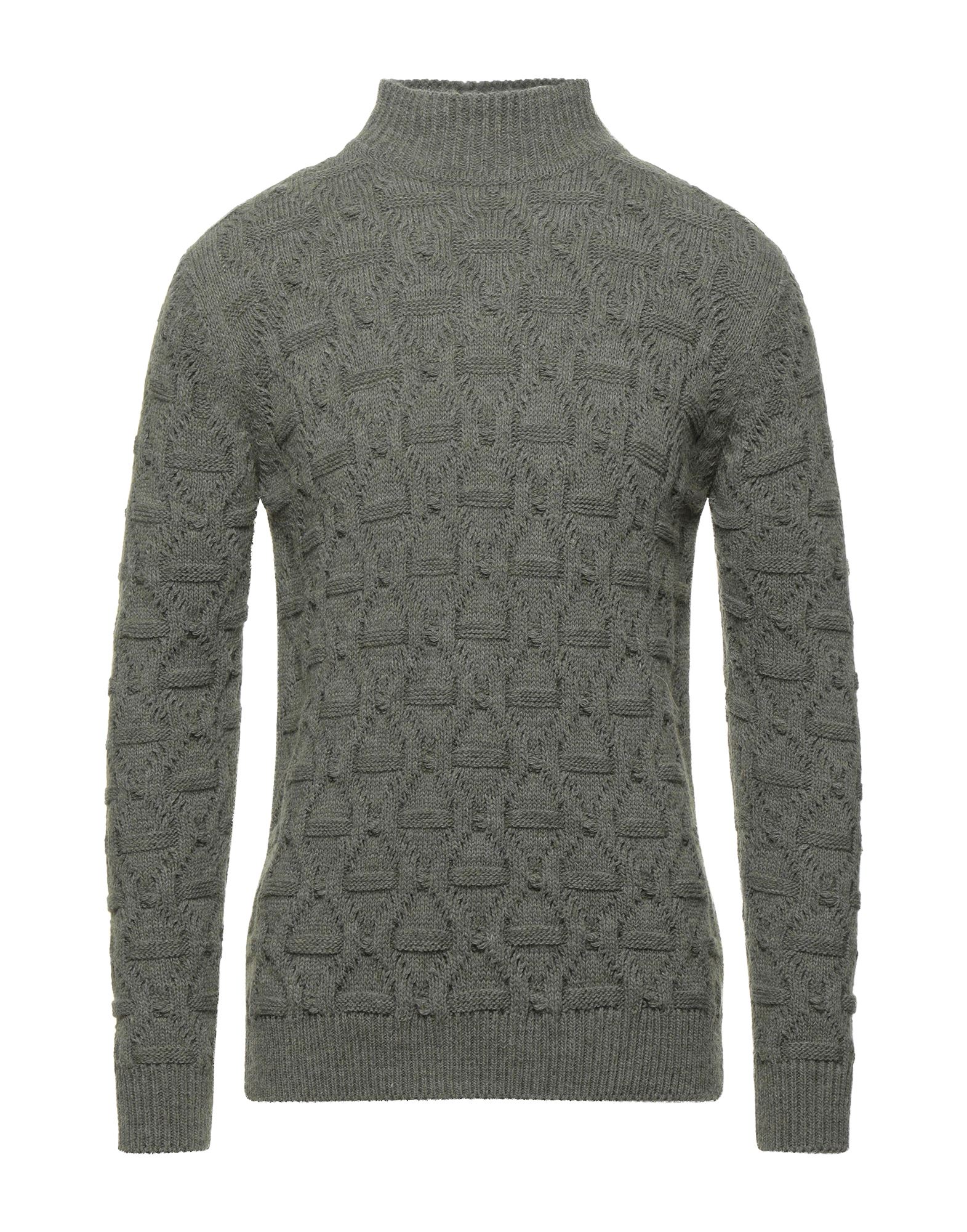 CASHMERE COMPANY Rollkragenpullover Herren Militärgrün von CASHMERE COMPANY