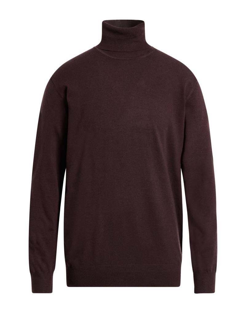 CASHMERE COMPANY Rollkragenpullover Herren Schokobraun von CASHMERE COMPANY