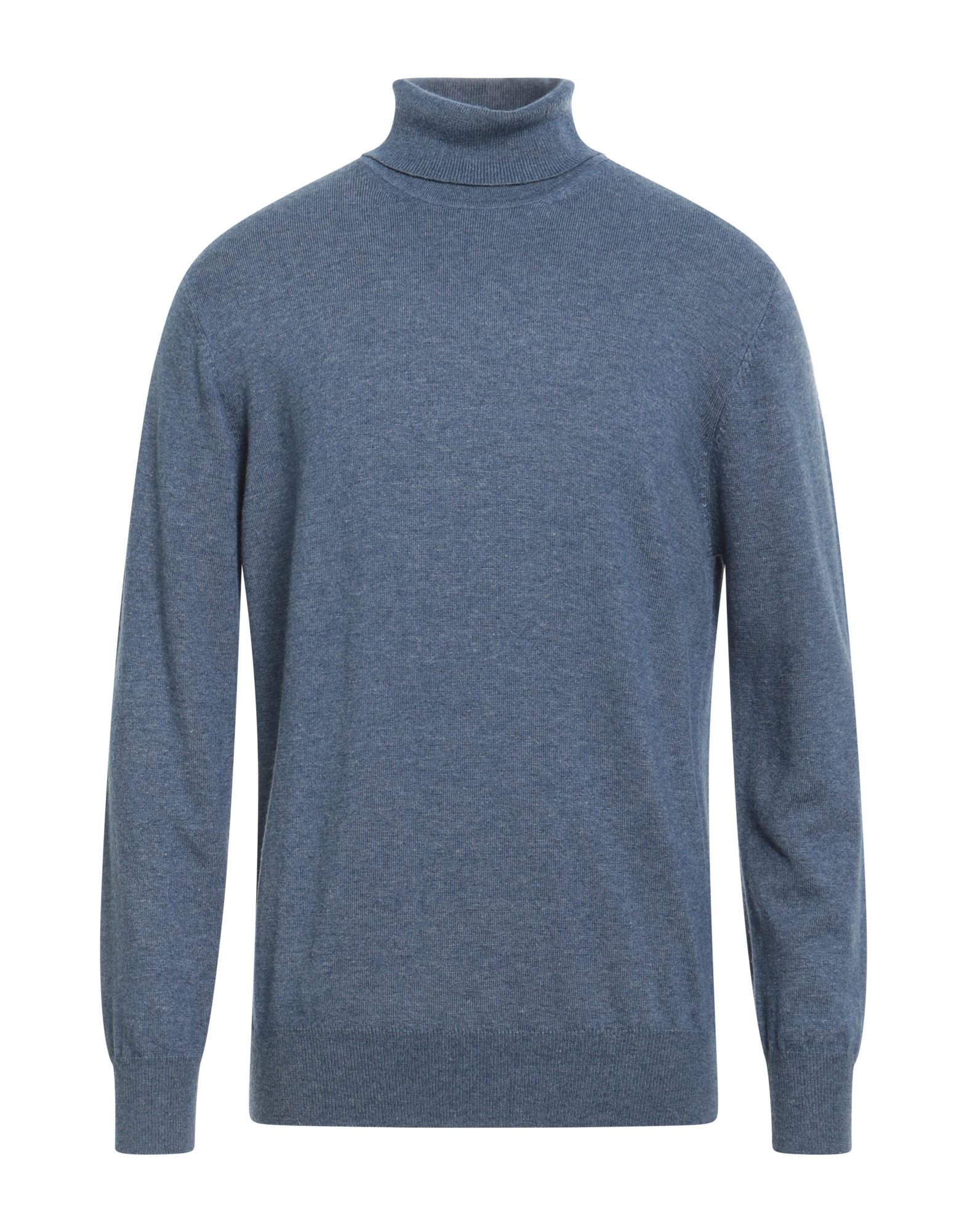 CASHMERE COMPANY Rollkragenpullover Herren Taubenblau von CASHMERE COMPANY