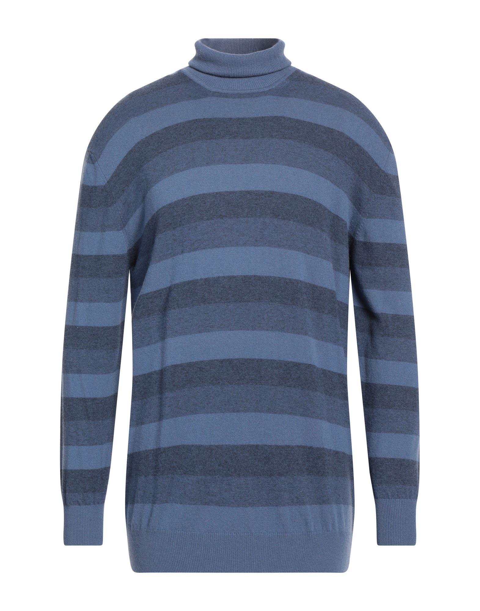 CASHMERE COMPANY Rollkragenpullover Herren Taubenblau von CASHMERE COMPANY