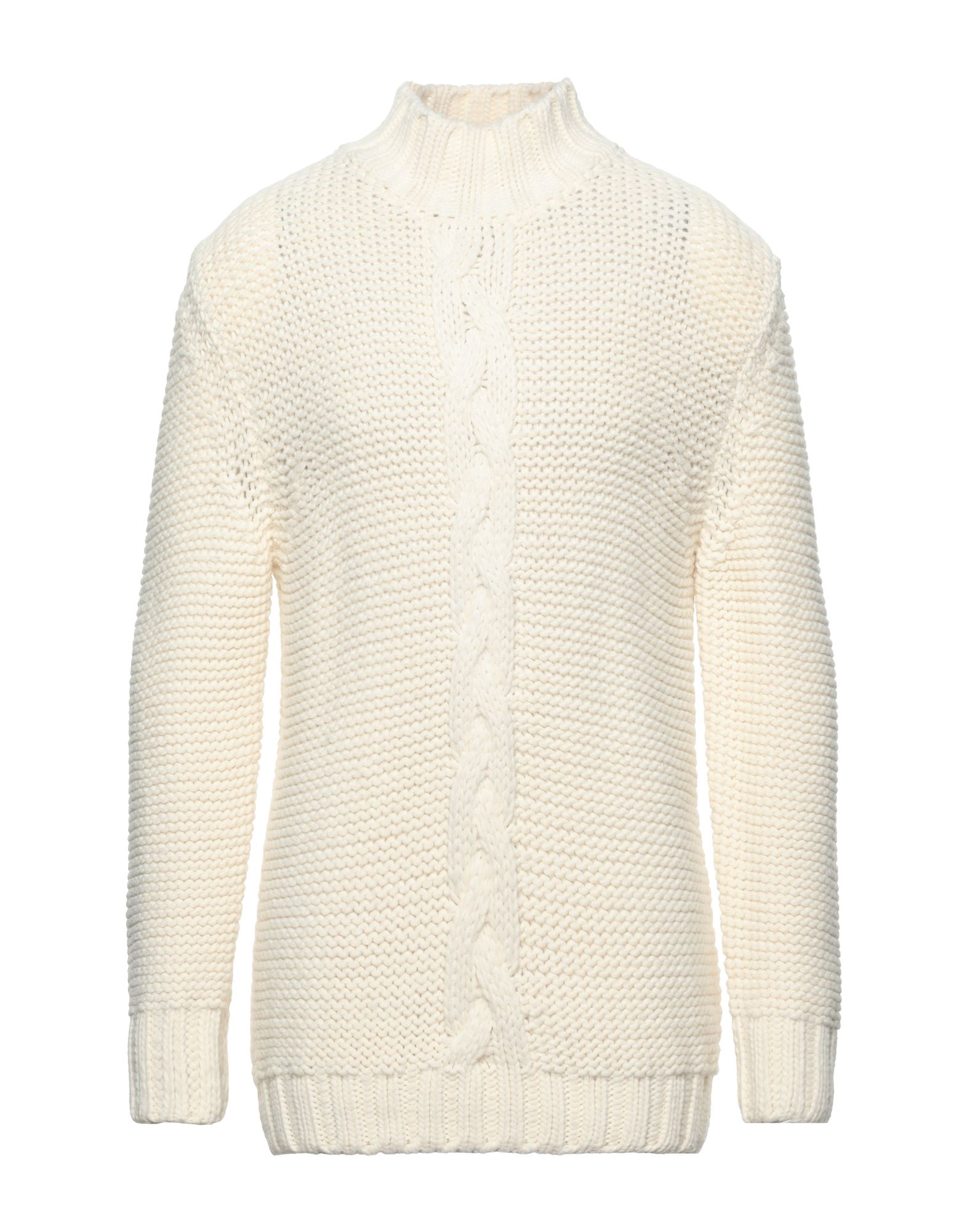 CASHMERE COMPANY Rollkragenpullover Herren Weiß von CASHMERE COMPANY