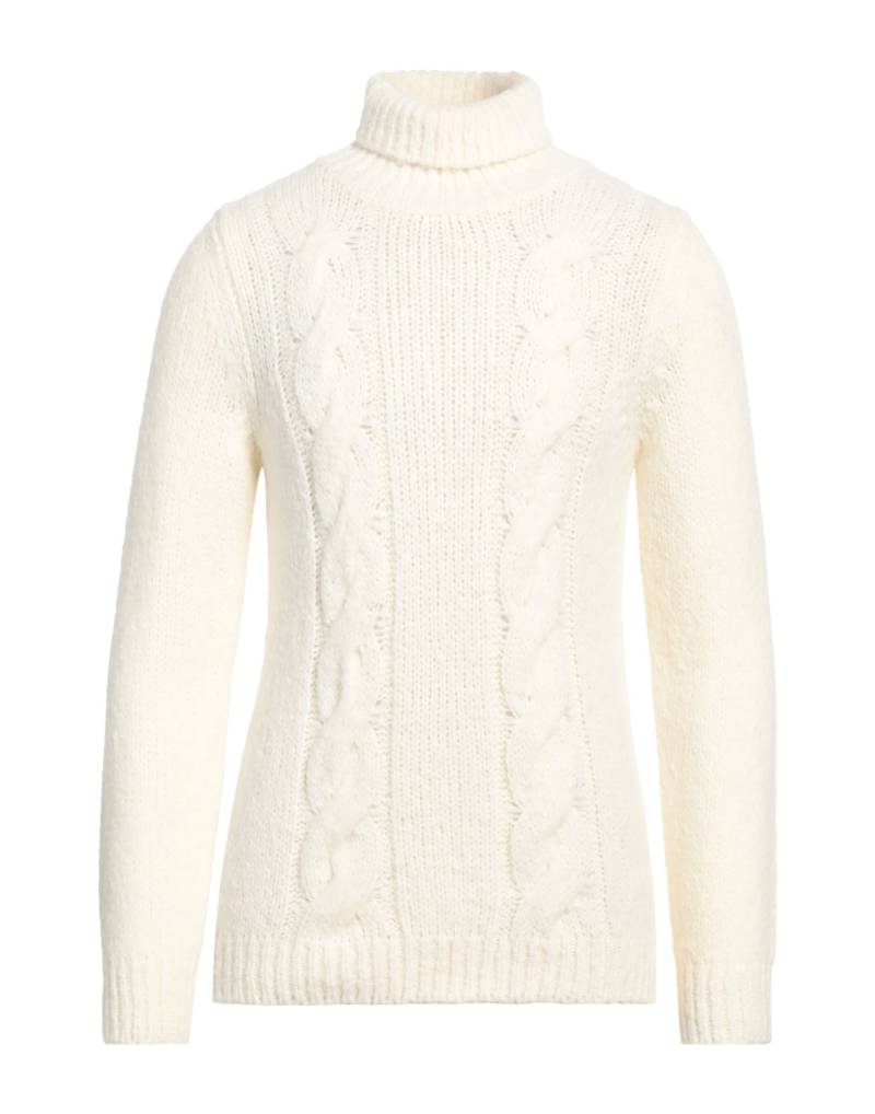 CASHMERE COMPANY Rollkragenpullover Herren Weiß von CASHMERE COMPANY
