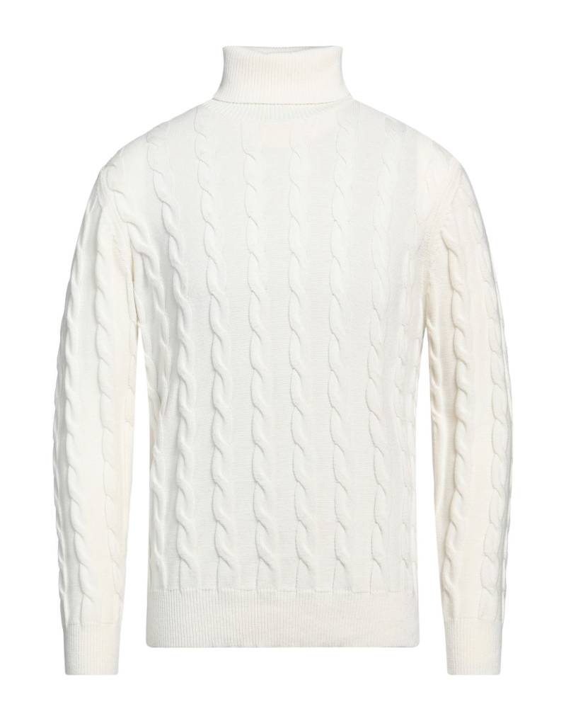 CASHMERE COMPANY Rollkragenpullover Herren Weiß von CASHMERE COMPANY