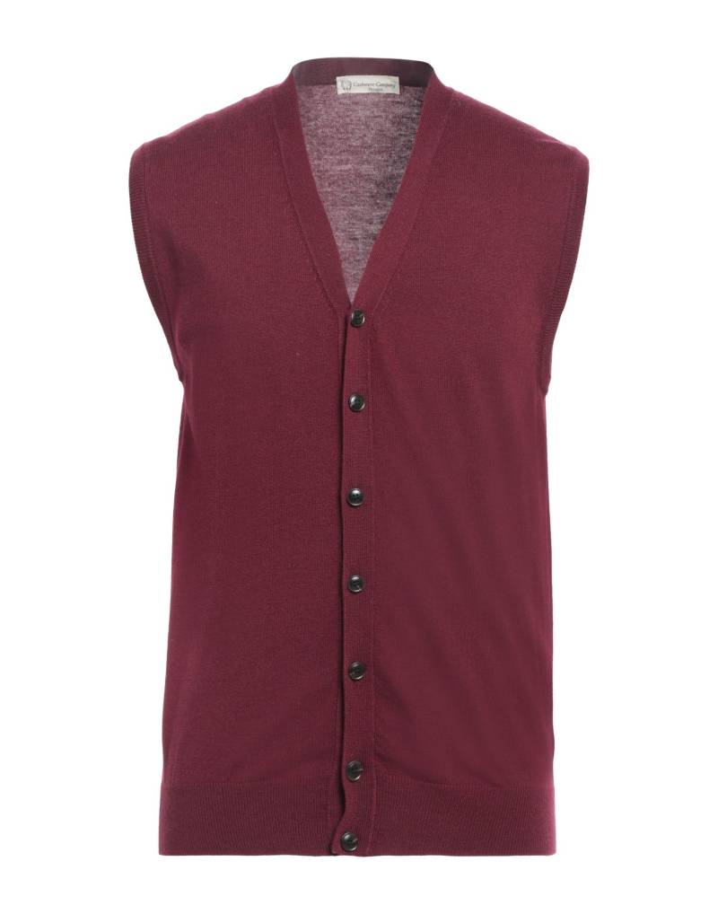 CASHMERE COMPANY Strickjacke Herren Bordeaux von CASHMERE COMPANY