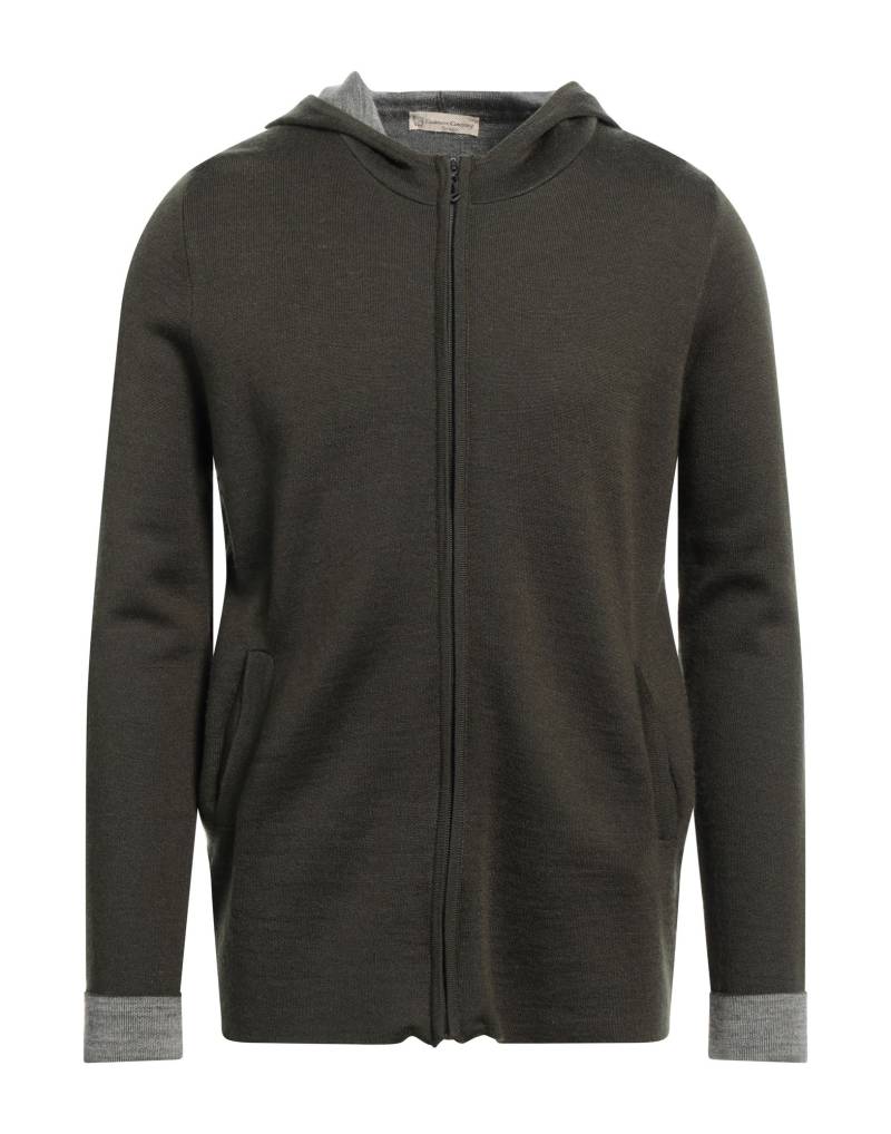CASHMERE COMPANY Strickjacke Herren Militärgrün von CASHMERE COMPANY