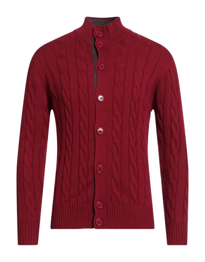 CASHMERE COMPANY Strickjacke Herren Ziegelrot von CASHMERE COMPANY
