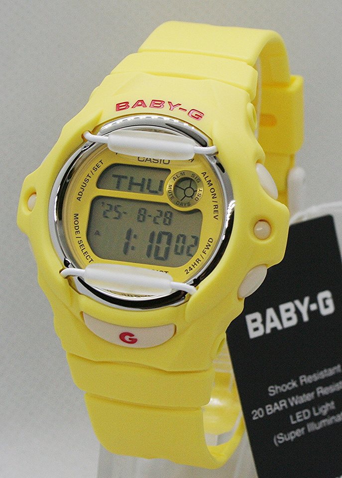 CASIO BABY-G Digitaluhr Casio Baby G Damenuhr BG-169CH-9ER, (1-tlg) von CASIO BABY-G