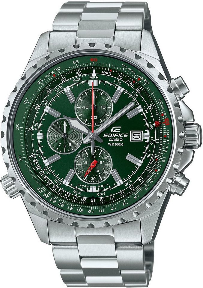 CASIO EDIFICE Chronograph EF-527D-3AVUEF, Quarzuhr, Armbanduhr,Herrenuhr,Edelstahlarmband,bis 10 bar wasserdicht von CASIO EDIFICE