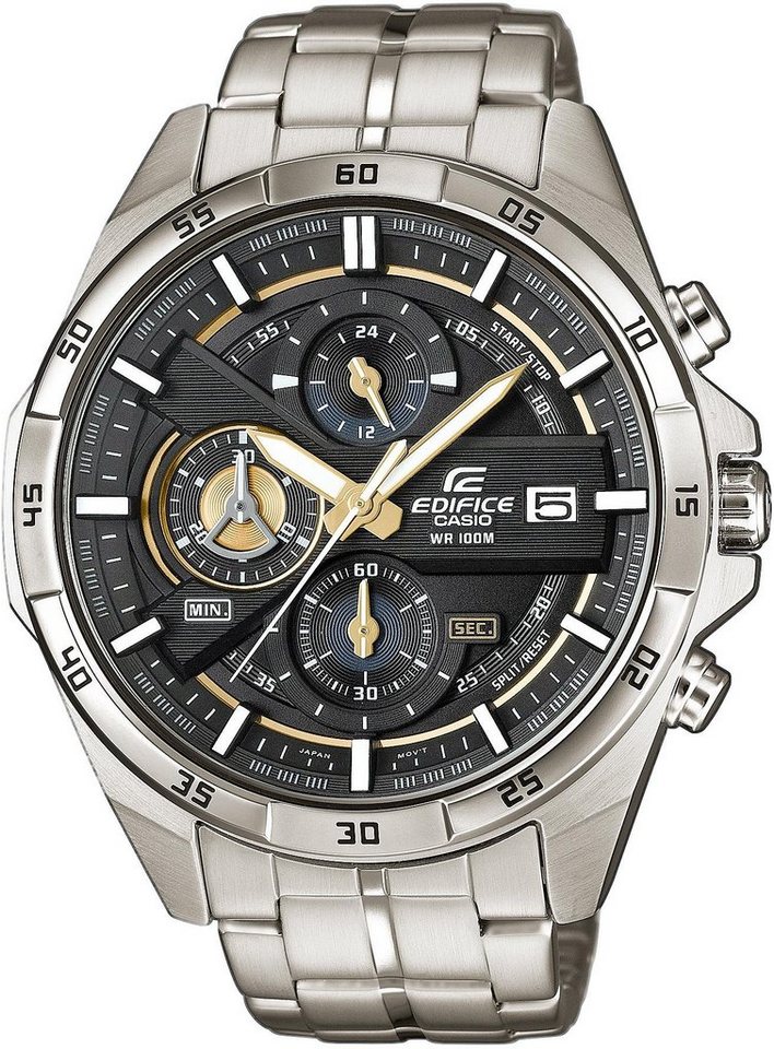CASIO EDIFICE Chronograph EFR-556D-1AVUEF, Quarzuhr,Armbanduhr,Herrenuhr, bis10 bar wasserdicht, Edelstahlarmband von CASIO EDIFICE