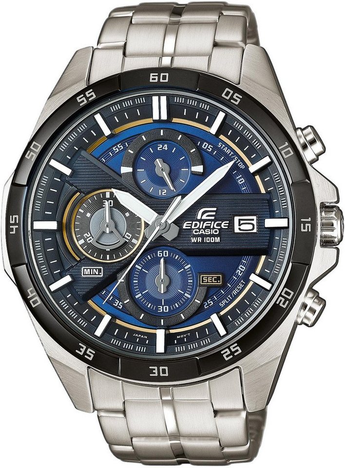 CASIO EDIFICE Chronograph EFR-556DB-2AVUEF, Quarzuhr, Armbanduhr,Herrenuhr, bis 10bar wasserdicht,Edelstahlarmband von CASIO EDIFICE