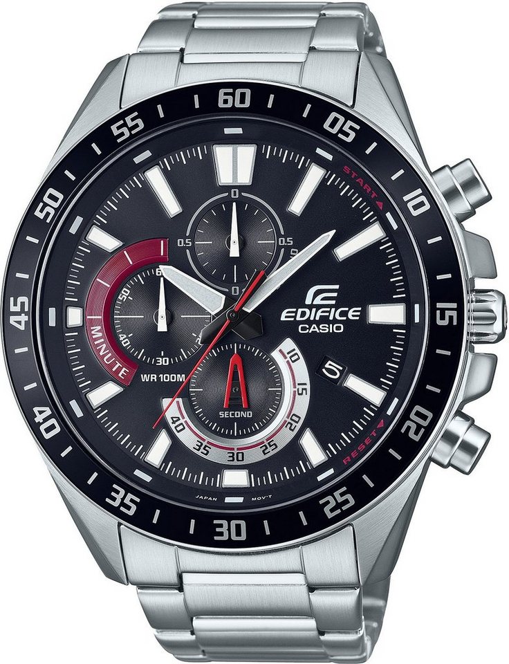 CASIO EDIFICE Chronograph EFV-620D-1A4VUEF, Quarzuhr, Armbanduhr,Herrenuhr, Edelstahlarmband,bis 10bar wasserdicht CASIO EDIFICE Chronograph EFV-620D-1A4VUEF, Quarzuhr, Armbanduhr,Herrenuhr, Edelstahlarmband,bis 10bar wasserdicht von CASIO EDIFICE