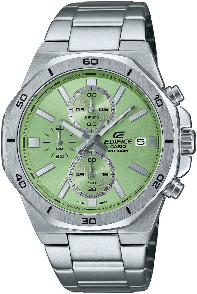 CASIO EDIFICE Chronograph EFV-640DC-3AVUEF, Quarzuhr, Armbanduhr, Herrenuhr, Edelstahlarmband, analog, Tag CASIO EDIFICE Chronograph EFV-640DC-3AVUEF, Quarzuhr, Armbanduhr, Herrenuhr, Edelstahlarmband, analog, Tag von CASIO EDIFICE