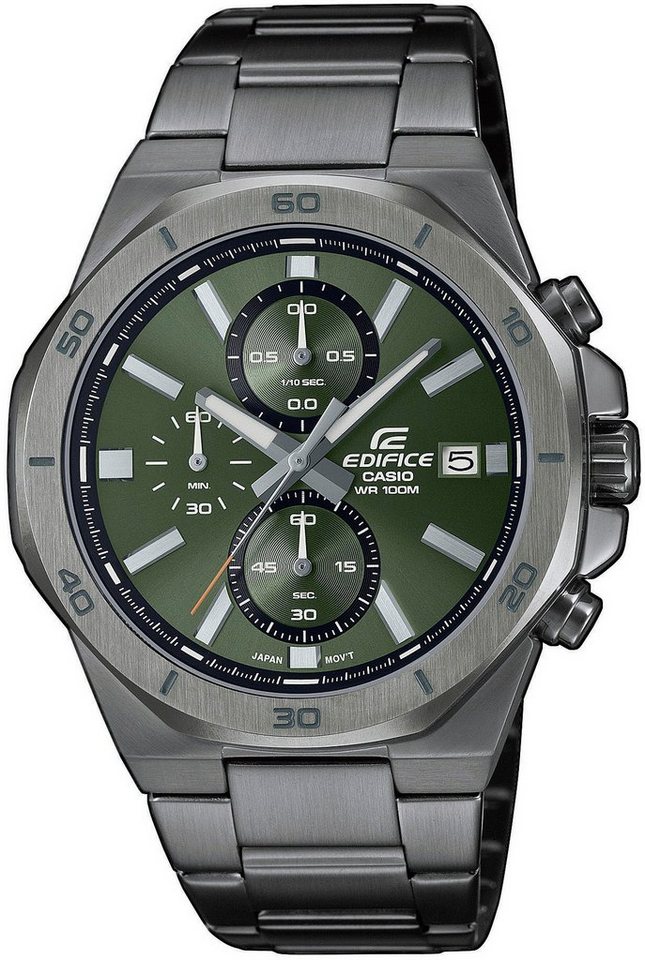 CASIO EDIFICE Chronograph EFV-640DC-3AVUEF, Quarzuhr, Armbanduhr,Herrenuhr,bis 10bar wasserdicht, Edelstahlarmband CASIO EDIFICE Chronograph EFV-640DC-3AVUEF, Quarzuhr, Armbanduhr,Herrenuhr,bis 10bar wasserdicht, Edelstahlarmband von CASIO EDIFICE