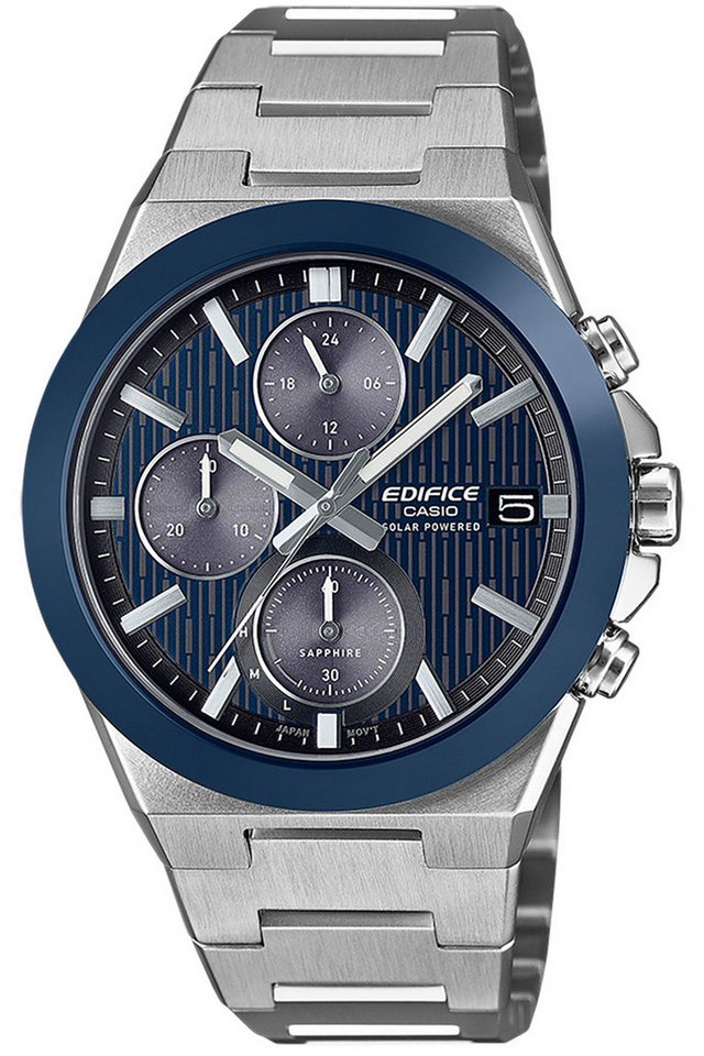 CASIO EDIFICE Chronograph Edifice Solar Chrono Stahl/Blau von CASIO EDIFICE