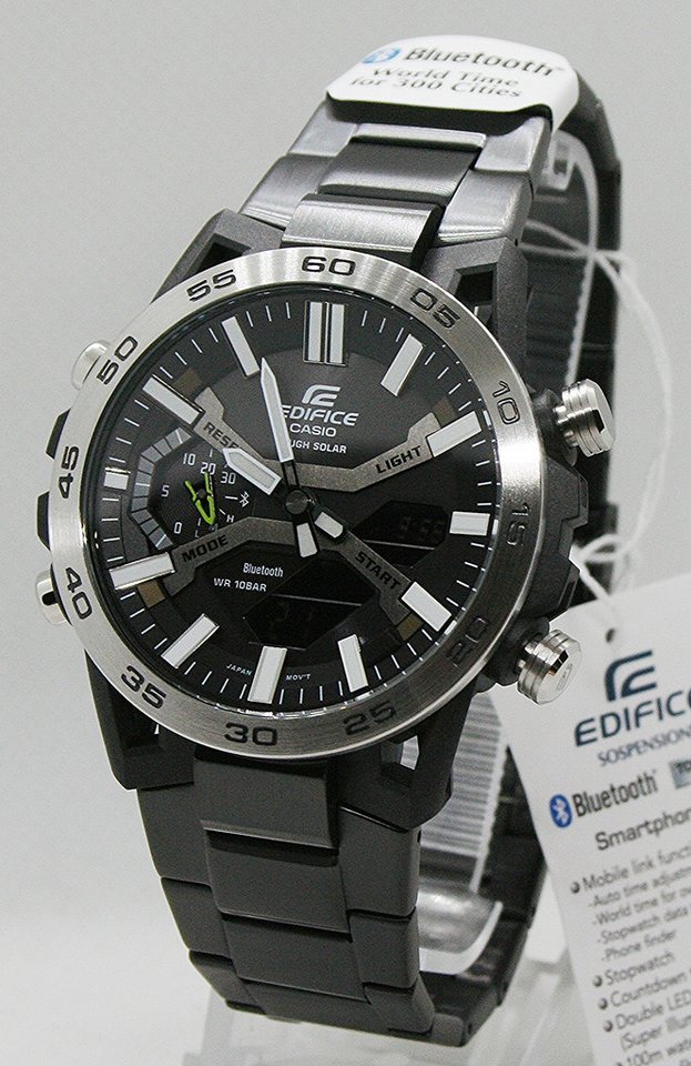 CASIO EDIFICE Quarzuhr Casio Herrenuhr Edifice ECB-2000DD-1AEF, (1-tlg) von CASIO EDIFICE