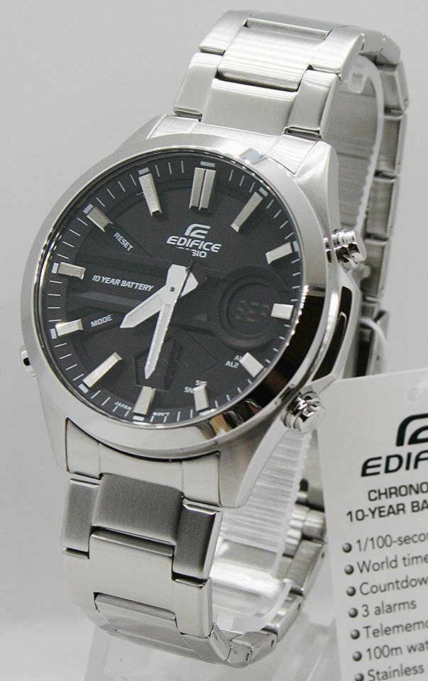 CASIO EDIFICE Quarzuhr Casio Herrenuhr Edifice EFV-C120D-1AEF, (1-tlg) von CASIO EDIFICE