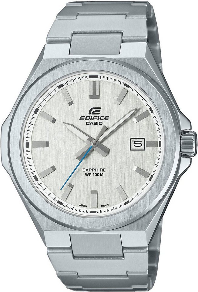 CASIO EDIFICE Quarzuhr EFB-108D-7AVUEF, Armbanduhr, Herrenuhr, bis 10 bar wasserd. Edelstahlarmband,Saphirglas von CASIO EDIFICE