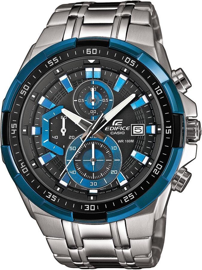 CASIO EDIFICE Chronograph EFR-539D-1A2VUEF, Quarzuhr,Armbanduhr,Herrenuhr,bis 10 bar wasserdicht, Edelstahlarmband von CASIO EDIFICE