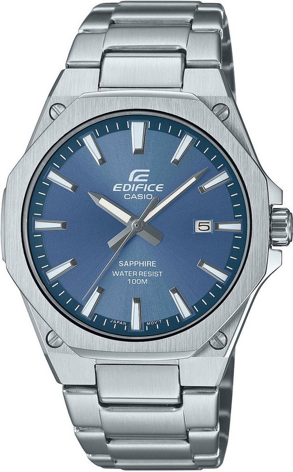 CASIO EDIFICE Quarzuhr EFR-S108D-2AVUEF, Armbanduhr,Herrenuhr,bis 10bar wasserdicht,Saphirglas,Edelstahlarmband von CASIO EDIFICE