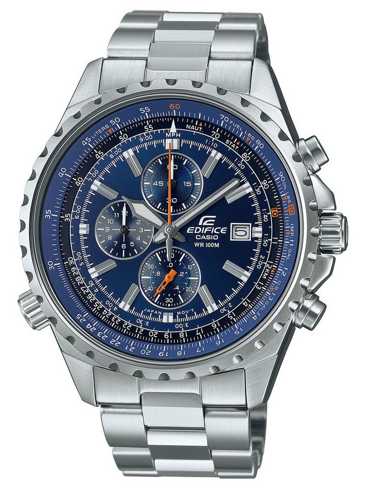 CASIO EDIFICE Quarzuhr Edifice Chronograph Blau von CASIO EDIFICE