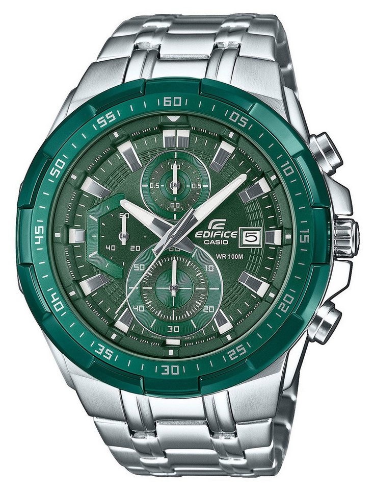 CASIO EDIFICE Quarzuhr Edifice Chronograph Grün von CASIO EDIFICE