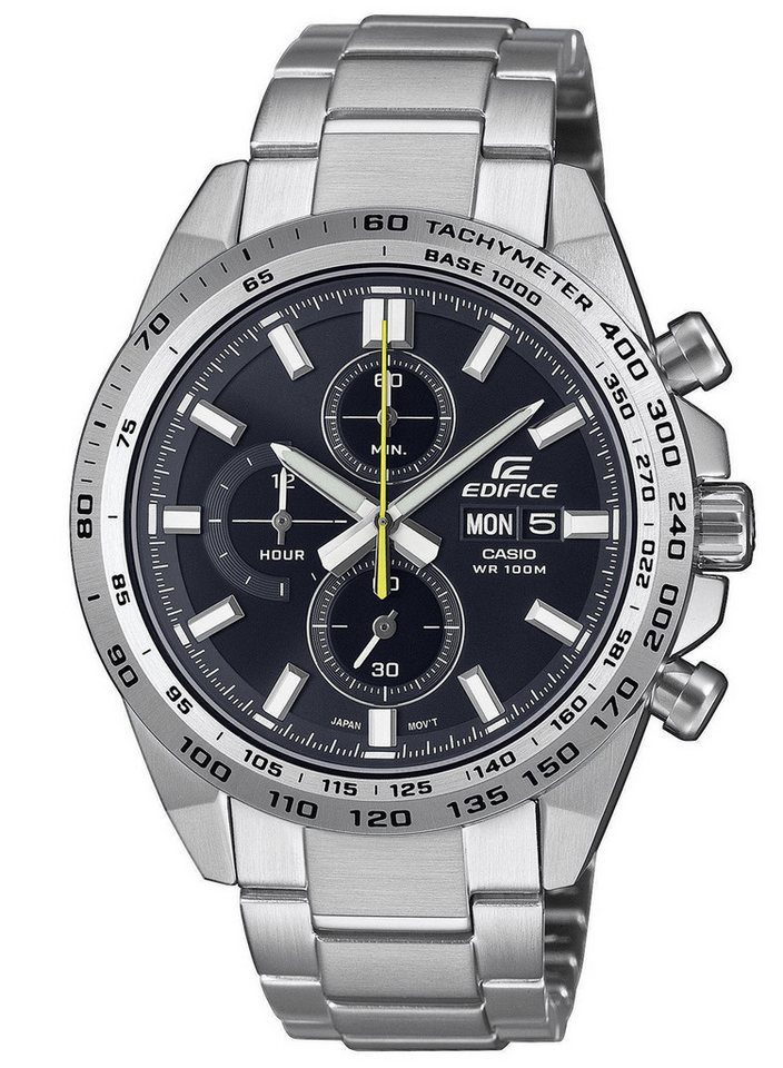 CASIO EDIFICE Quarzuhr Edifice Chronograph Stahl/Schwarz von CASIO EDIFICE