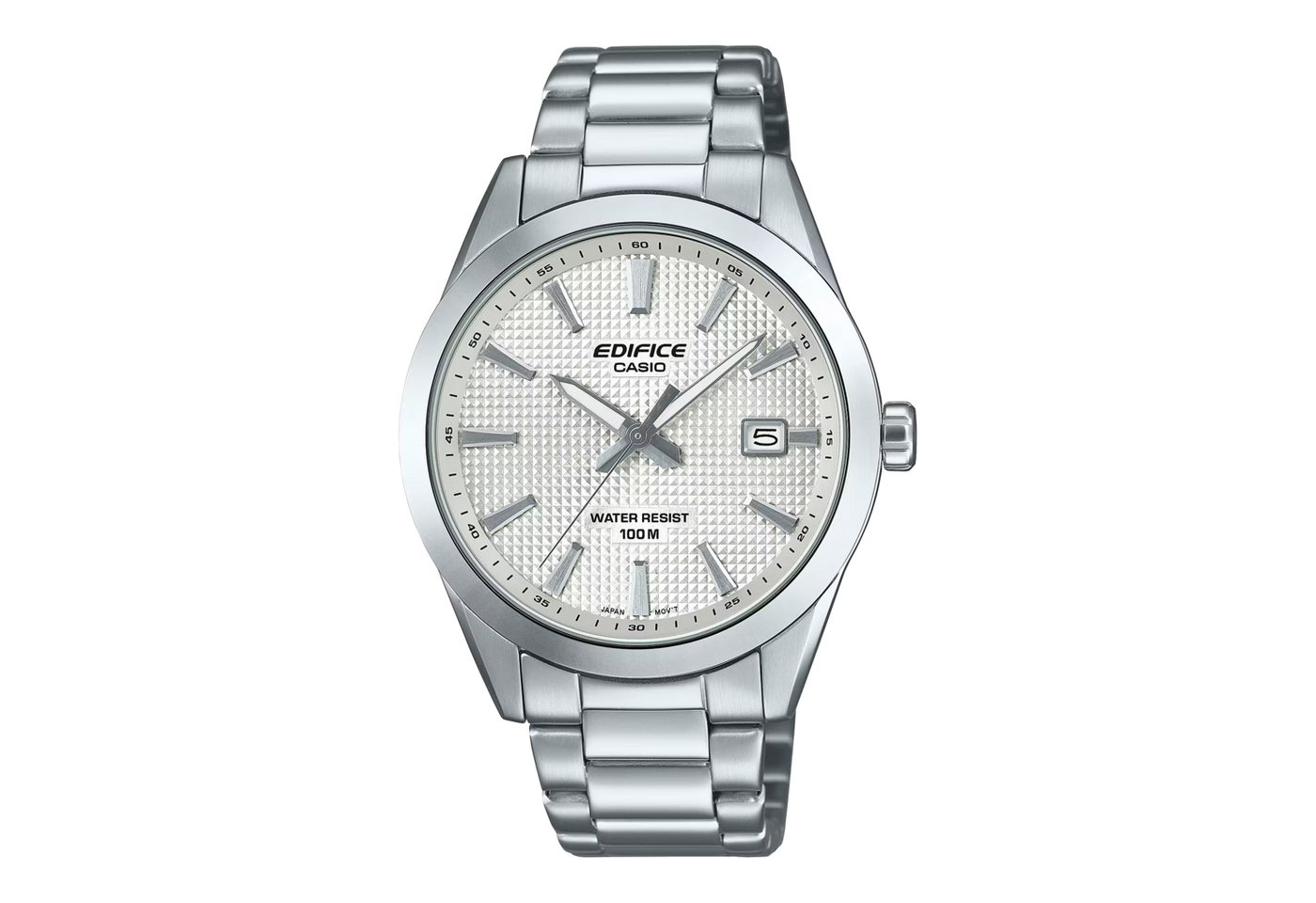 CASIO EDIFICE Quarzuhr Herrenuhr CASIO Edifice analog mit Clous de Paris-Zifferblatt von CASIO EDIFICE