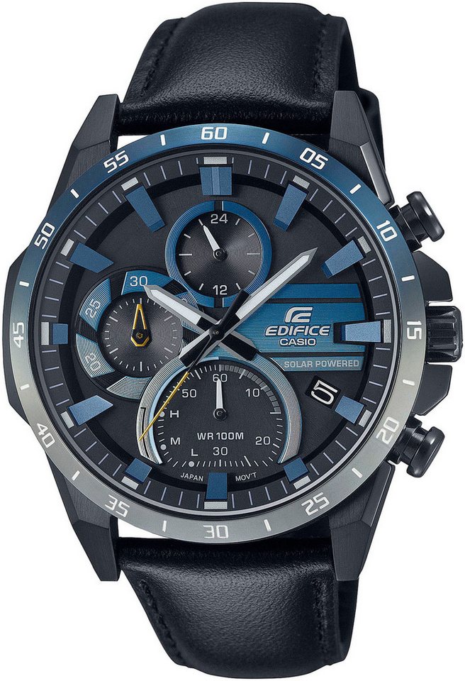 CASIO EDIFICE Solaruhr EQS-940NL-1AVUEF, Quarzuhr, Armbanduhr, Herrenuhr, Neo-Display, Lederarmband CASIO EDIFICE Solaruhr EQS-940NL-1AVUEF, Quarzuhr, Armbanduhr, Herrenuhr, Neo-Display, Lederarmband von CASIO EDIFICE