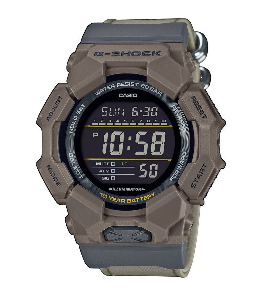 CASIO G-SHOCK Chronograph GD-010CE-5ER, Quarzuhr, Armbanduhr, Herrenuhr, digital, automatischer Kalender CASIO G-SHOCK Chronograph GD-010CE-5ER, Quarzuhr, Armbanduhr, Herrenuhr, digital, automatischer Kalender von CASIO G-SHOCK