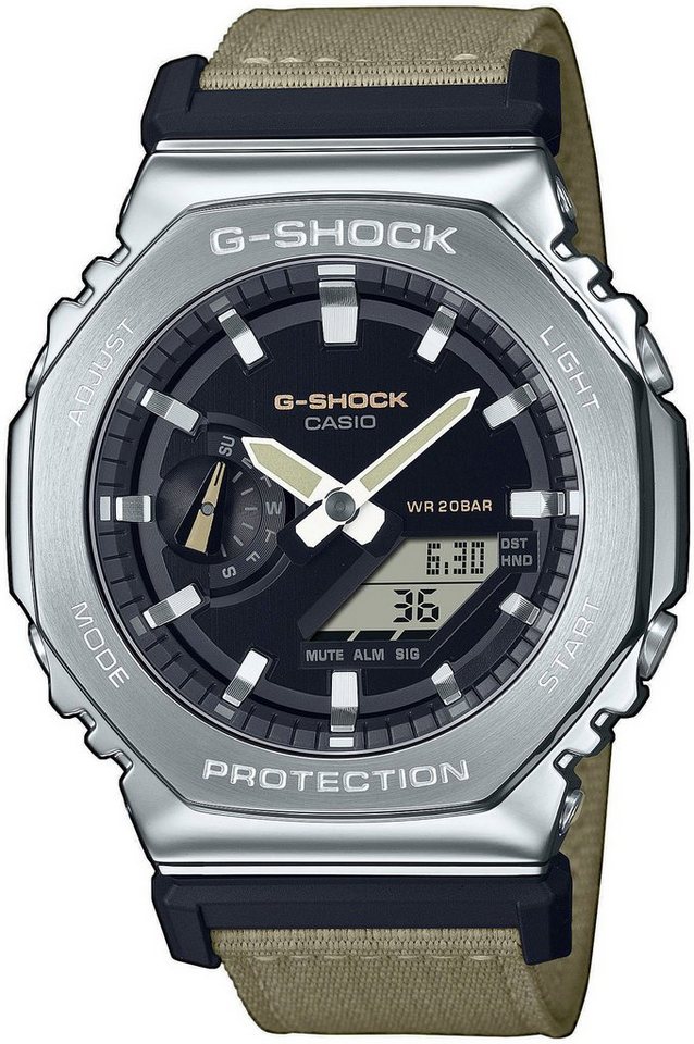CASIO G-SHOCK Chronograph GM-2100C-5AER, Quarzuhr,Armbanduhr,Herrenuhr,digital, bis 20 bar wasserd.Resinarmband von CASIO G-SHOCK