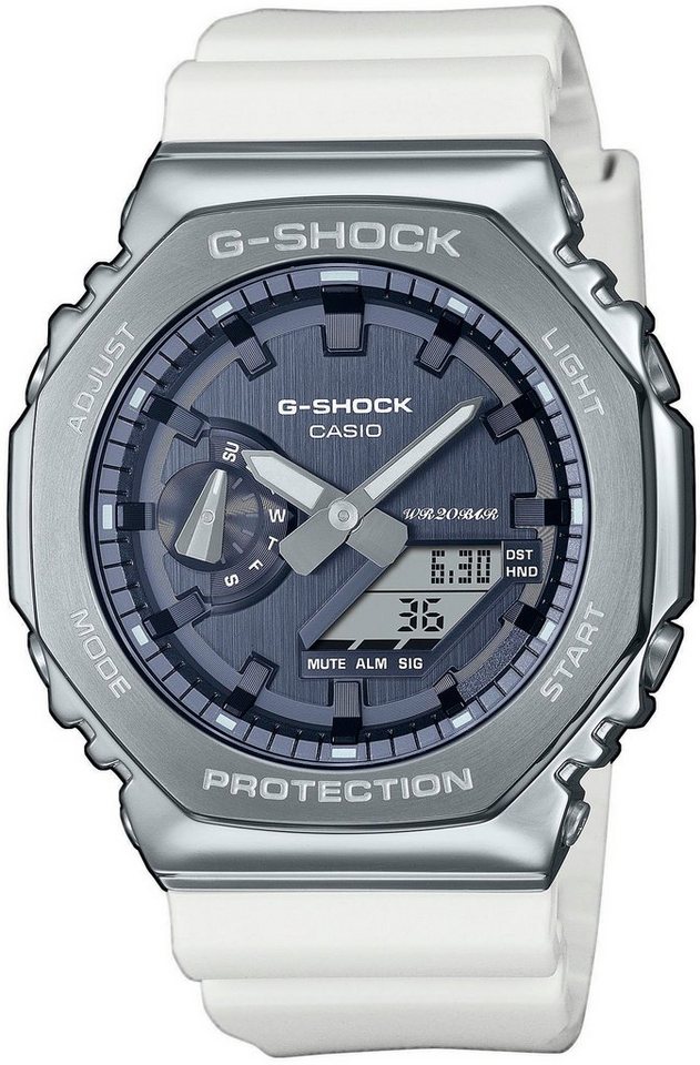 CASIO G-SHOCK Chronograph GM-2100WS-7AER, Quarzuhr,Armbanduhr,Herrenuhr,digital, bis 20 bar wasserd.Resinarmband von CASIO G-SHOCK