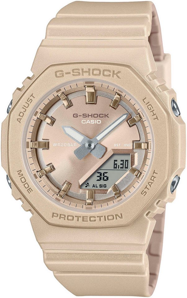 CASIO G-SHOCK Chronograph GMA-P2100ST-9AER, Quarzuhr, Armbanduhr, Damenuhr, Herrenuhr, Stoppfunktion, Resinband CASIO G-SHOCK Chronograph GMA-P2100ST-9AER, Quarzuhr, Armbanduhr, Damenuhr, Herrenuhr, Stoppfunktion, Resinband von CASIO G-SHOCK
