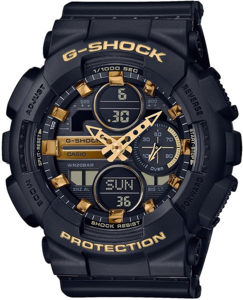CASIO G-SHOCK Chronograph GMA-S140M-1AER, Quarzuhr, Armbanduhr, Damen, Herren,Digitaluhr, bis 20 bar wasserdicht von CASIO G-SHOCK