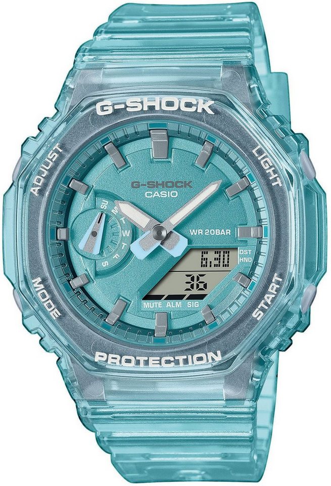 CASIO G-SHOCK Chronograph GMA-S2100SK-2AER, Quarzuhr, Armbanduhr, Damen, Herren, digital, bis 20 bar wasserdicht von CASIO G-SHOCK
