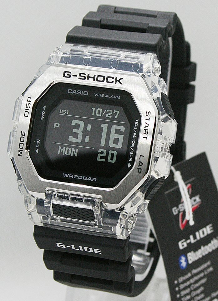 CASIO G-SHOCK Digitaluhr Casio G Shock Herrenuhr GBX-100S-1ER, (1-tlg) von CASIO G-SHOCK