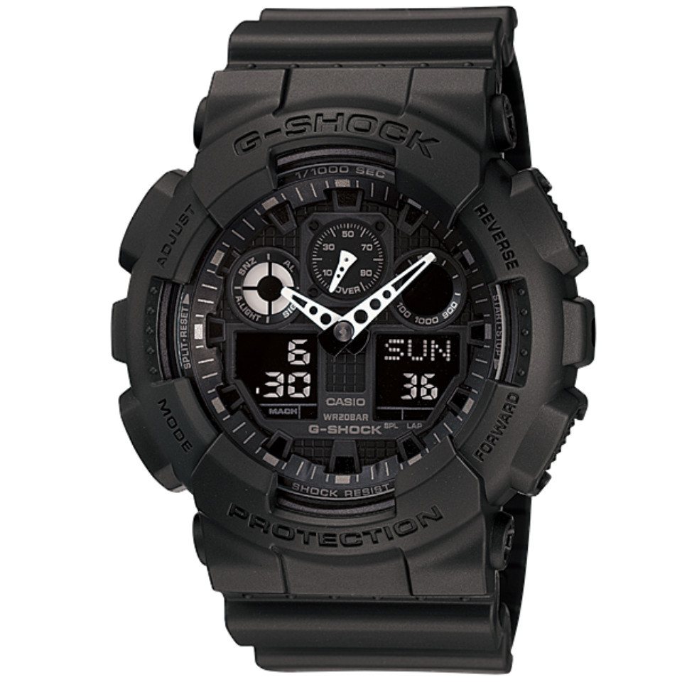 CASIO G-SHOCK Digitaluhr GA-100-1A1ER CASIO G-SHOCK Digitaluhr GA-100-1A1ER von CASIO G-SHOCK