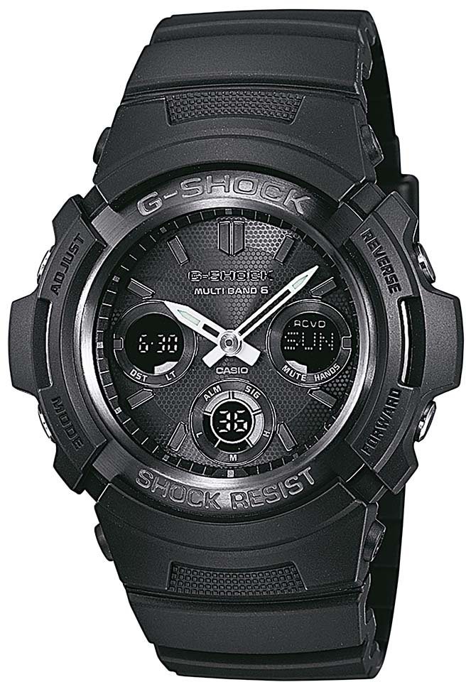 CASIO G-SHOCK Funkchronograph AWG-M100B-1AER, Solaruhr, Armbanduhr,Herrenuhr,digital bis 20 bar wasserd.Resinarmband von CASIO G-SHOCK