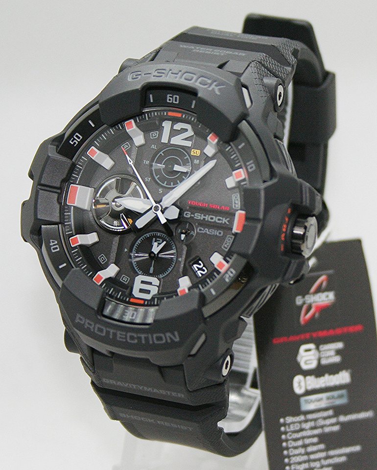 CASIO G-SHOCK Quarzuhr CASIO G-Shock Herren Gravitymaster GR-B300EC-1AER Bluetooth, (1-tlg) von CASIO G-SHOCK