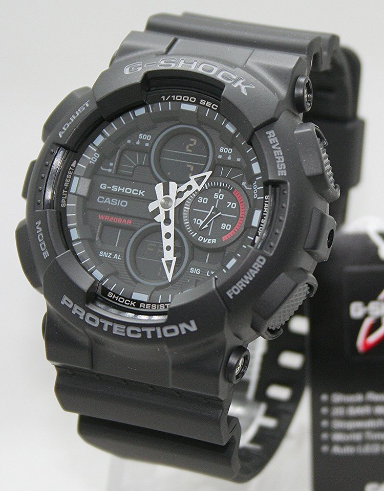 CASIO G-SHOCK Quarzuhr Casio G Shock GA-140-1A1ER, (1-tlg) von CASIO G-SHOCK