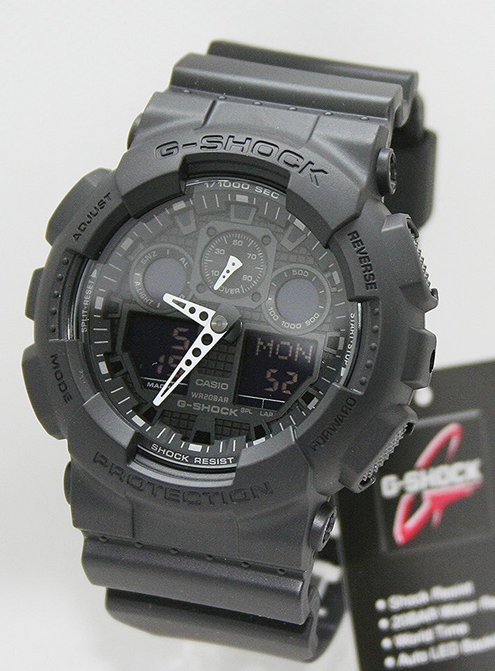 CASIO G-SHOCK Quarzuhr Casio Herrenuhr G Shock GA-100-1A1ER CASIO G-SHOCK Quarzuhr Casio Herrenuhr G Shock GA-100-1A1ER von CASIO G-SHOCK