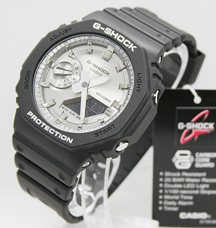 CASIO G-SHOCK Quarzuhr Casio Herrenuhr G Shock GA-2100SB-1AER, (1-tlg) von CASIO G-SHOCK
