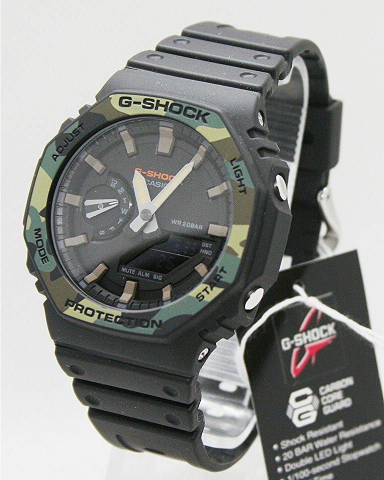 CASIO G-SHOCK Quarzuhr Casio Herrenuhr G Shock GA-2100SU-1AER, (1-tlg) von CASIO G-SHOCK
