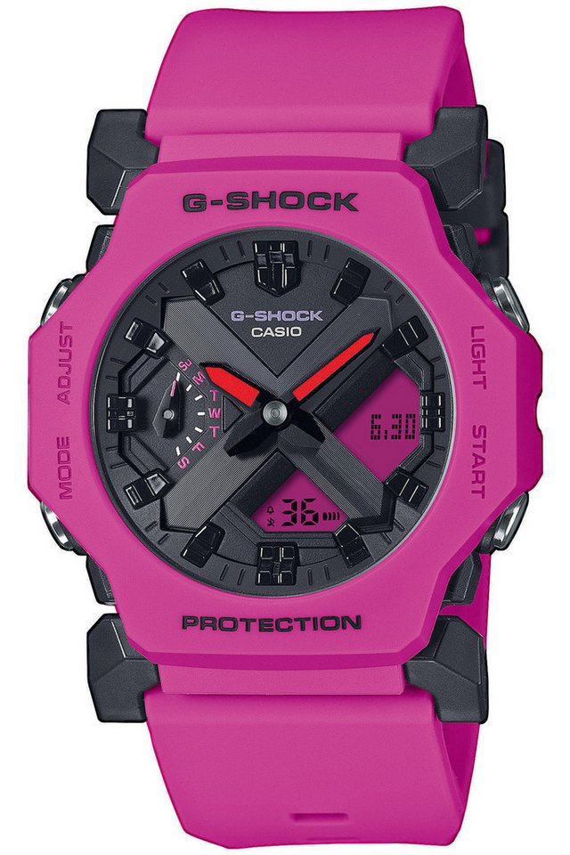 CASIO G-SHOCK Quarzuhr G-Shock Classic Ana-Digi Armbanduhr Magenta von CASIO G-SHOCK
