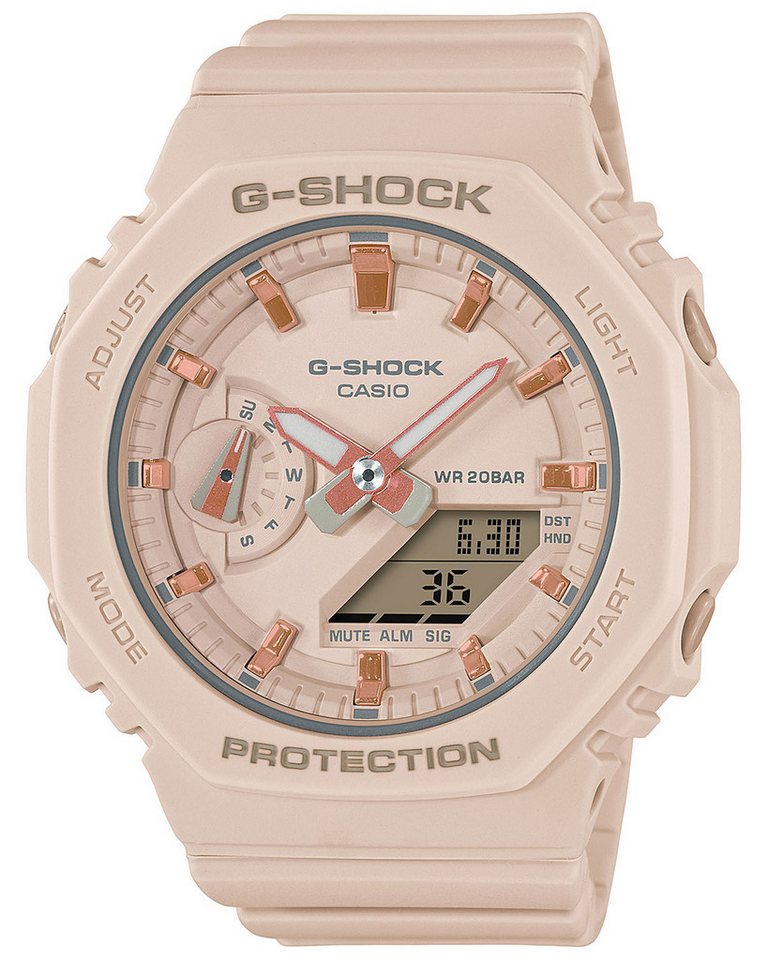 CASIO G-SHOCK Quarzuhr G-Shock Classic Ana-Digi Beige von CASIO G-SHOCK