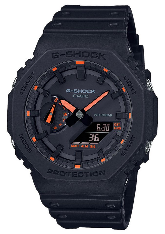 CASIO G-SHOCK Quarzuhr G-Shock Classic AnaDigi Schwarz/Orange von CASIO G-SHOCK