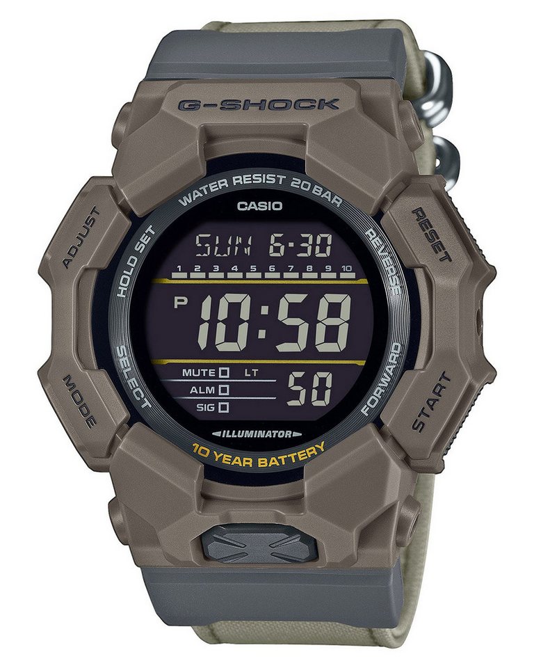 CASIO G-SHOCK Quarzuhr G-Shock Classic Digital-Braun von CASIO G-SHOCK