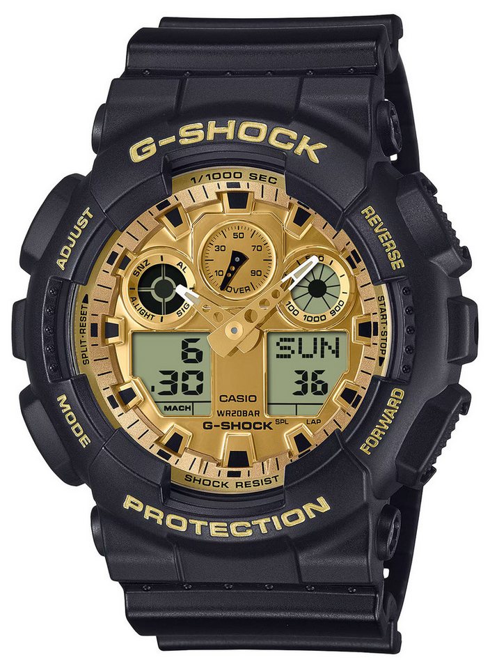 CASIO G-SHOCK Quarzuhr G-Shock Classic Schwarz/Goldfarben CASIO G-SHOCK Quarzuhr G-Shock Classic Schwarz/Goldfarben von CASIO G-SHOCK