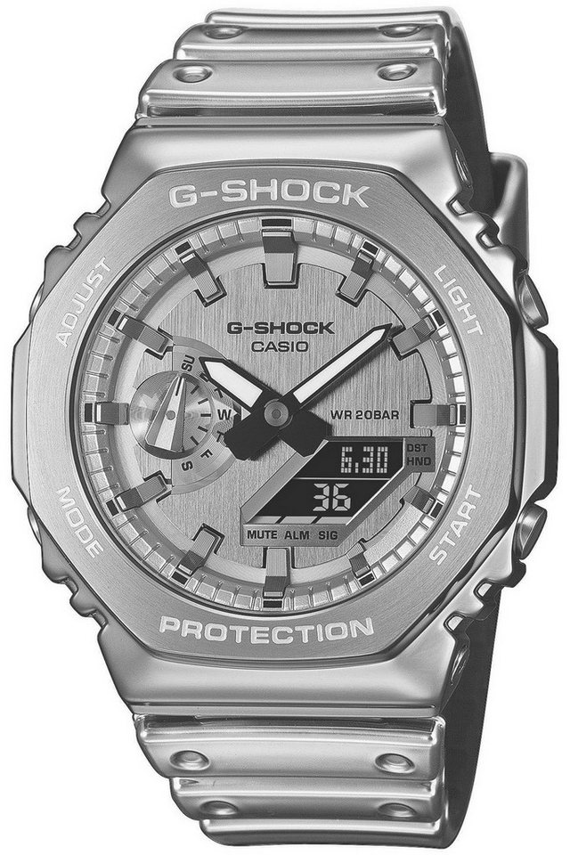 CASIO G-SHOCK Quarzuhr G-Shock G-Steel Armbanduhr Silberfarben von CASIO G-SHOCK