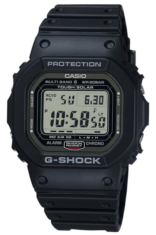 CASIO G-SHOCK Solaruhr G-Shock The Origin Digital Funk-Solar-Schwarz von CASIO G-SHOCK